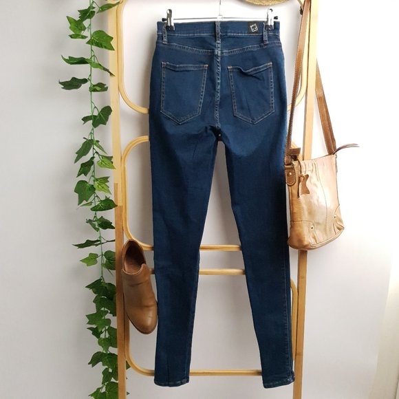 ZIGGY DENIM Swizzle Sticks Dark Wash Skinny Jeans - Picture 3 of 10